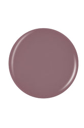 Deep Taupe circle shape  nail polish sample color swatch isolated in white background